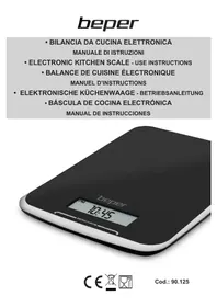Notice Beper 90.125 Balances de cuisine