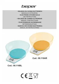 Notice Beper 90.116BL Balances de cuisine