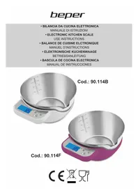 Notice Beper 90.114F Balances de cuisine