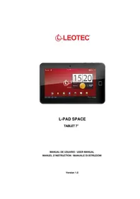 Notice Leotec LPAD SPACE LETAB701 Tablette