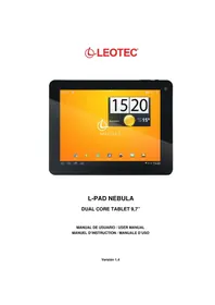 Notice Leotec LPAD NEBULA LETAB905 Tablette