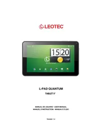 Notice Leotec LPAD QUANTUM LETAB904 Tablette