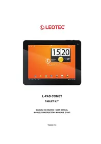 Notice Leotec LPAD COMET LETAB901 Tablette