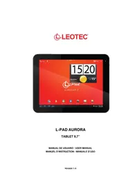 Notice Leotec LPAD AURORA LETAB903 Tablette