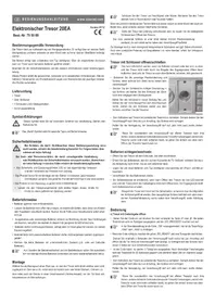 Notice CONRAD ELECTRONIC SAFE 20EA Coffre-fort