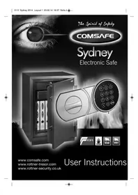 Notice Rottner SYDNEY Coffre-fort