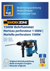 Notice Workzone PT150601 Bohrmaschine