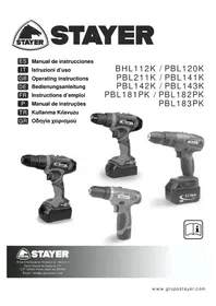 Notice Stayer PBL143K Perceuse
