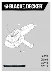 Notice BLACK & DECKER CD115 Drtič
