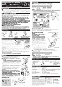 Notice CAT EYE ECONOM HLEL340RC Lampe vélo