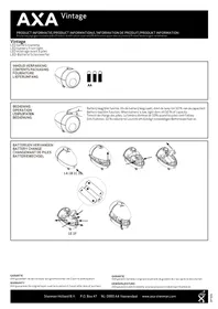Notice AXA VINTAGE Lampe vélo
