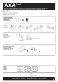 Notice AXA SPARK Lampe vélo