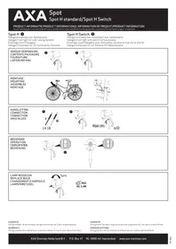 Notice AXA SPOT Lampe vélo