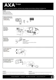Notice AXA SCOPE Lampe vélo