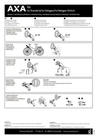 Notice AXA ISI Lampe vélo