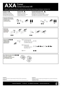Notice AXA COMET IIIR Lampe vélo