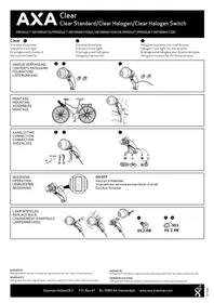 Notice AXA CLEAR Lampe vélo