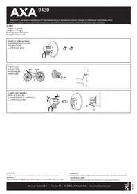Notice AXA 9430 Lampe vélo