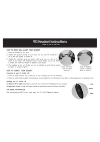 Notice VXi UC PROSET LUX Casque