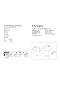 Notice KENSINGTON PRO FIT K72342EU Mouse