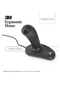 Notice 3M ERGONOMIC EM500GPS Souris