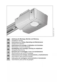 Notice Hormann LIFTRONIC 700 Garagentor