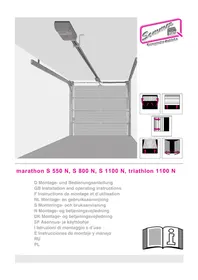 Notice Sommer TRIATHLON 1100N Porte de garage