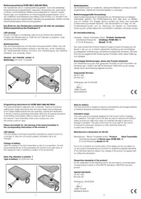 Notice BERNER RCBE 8684 Porte de garage