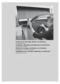 Notice BERNER GA101 Porte de garage