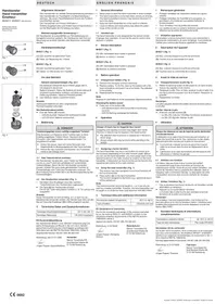 Notice BERNER BHS211 Porte de garage