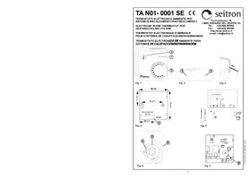 Notice Seitron TAN012 Thermostat