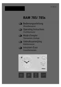 Notice THEBEN RAM 785 S Thermostat