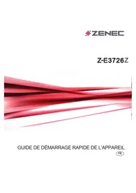 Notice ZENEC ZE3726 Navigateur