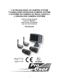 Notice Pro-User RVC3620N Caméra de recul