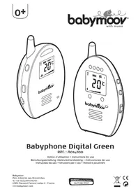 Notice BABYMOOV DIGITAL GREEN A014200 Monitor per bambini