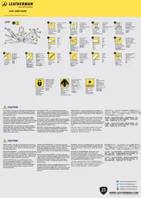 Notice Leatherman LEAP Outils multifonctions