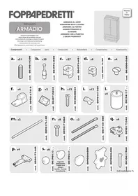 Notice Foppapedretti ARMADIO SWEET FAMILY Armoire