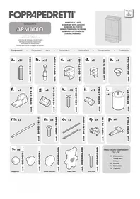 Notice Foppapedretti ARMADIO LUCILLA Armoire