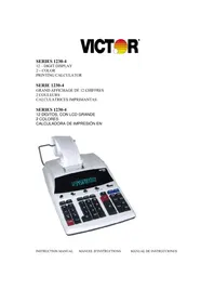 Notice VICTOR 12304 Calculatrice
