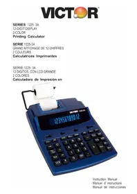 Notice VICTOR 12253A Calculatrice