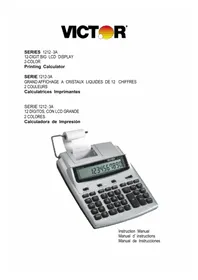 Notice VICTOR 12123A Calculatrice