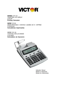 Notice VICTOR 12103A Calculatrice