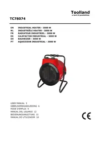 Notice Toolland TC78074 Chauffage