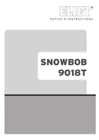 Notice Eliet SNOWBOB 9018T Souffleur à neige