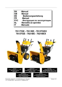Notice Texas SNOW KING 7013 TGEX снегоуборщик