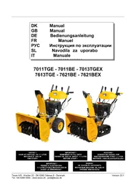 Notice Texas SNOW KING 7011 TGE снегоуборщик
