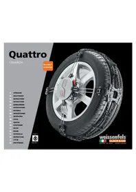 Notice Weissenfels QUATTRO M90 CLACK & GO Chaîne à neige