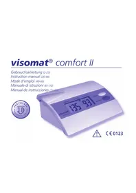 Notice Visomat COMFORT II Tensiomètre