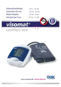 Notice Visomat COMFORT ECO XL Tensiomètre