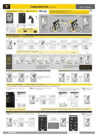 Notice Topeak PANOCOMPUTER Compteur